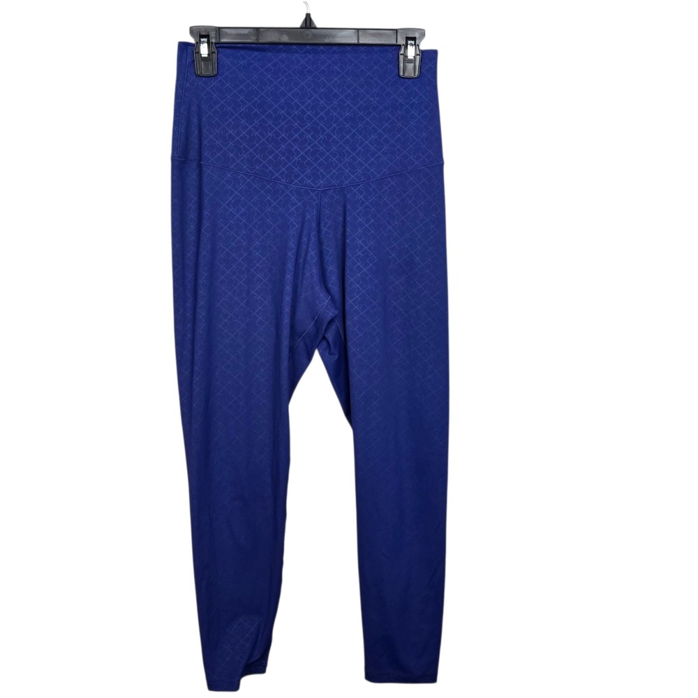 Shefit High Waist Moisture Wicking Blue Patterned Leggings Athleisure 1 Luxe‎ 16